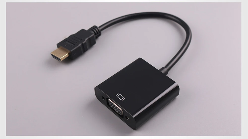 Обновленная версия 1080P HDMI в VGA конвертер HDMI2VGA Кабель-адаптер для ПК планшет ноутбук Настольный к HDTV монитор проектор