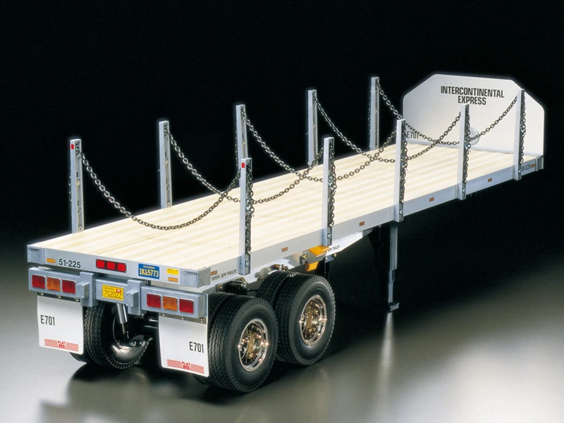 Tamiya 1/14 RC большой грузовик серии No06 планшетный полуприцеп 56306 | Игрушки и хобби