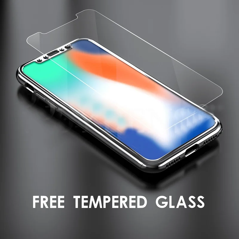 Зеркальный защитный чехол для iphone XS Max 6 s Plus 5 блестящий XR X 10 7 8 чехлы 360|Бамперы| |