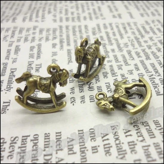 100 шт. подвеска в виде черепа античная бронза цинковый сплав подходит для