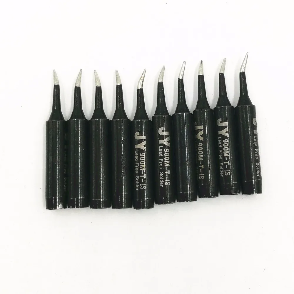 

10/pcs 936 852d+ 909D 8586 Soldering iron tip 900M-T-IS for Hakko Saike solder tip, Multiple Specification Choose