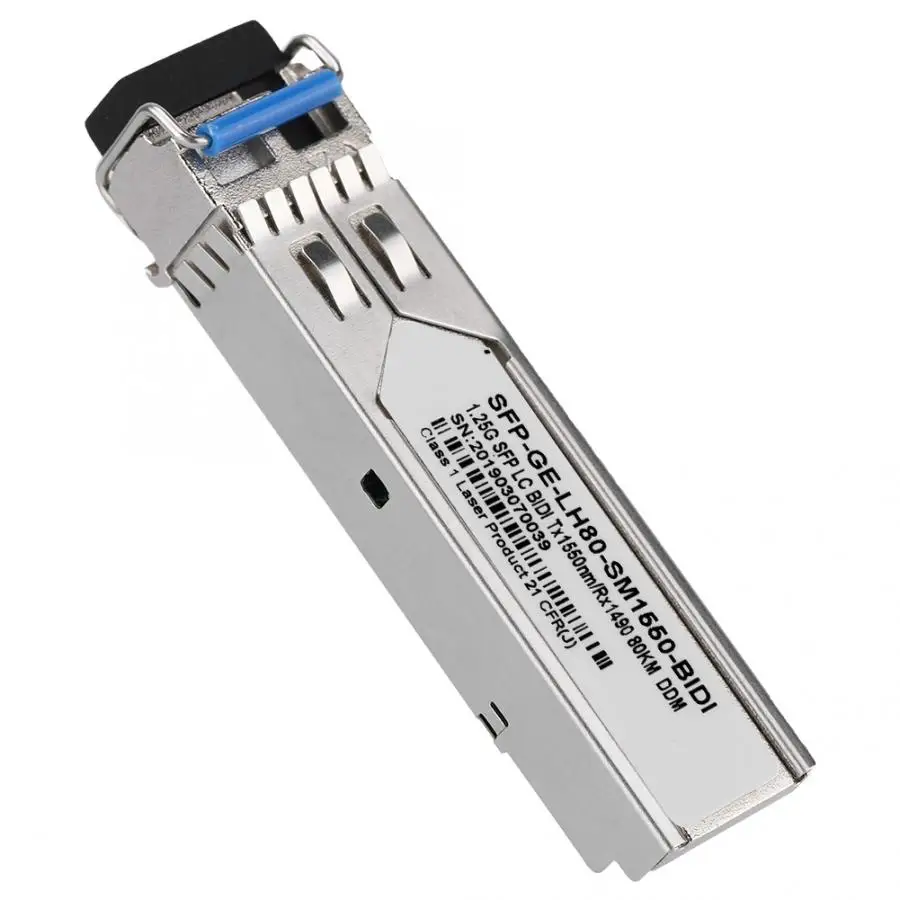 80 км гигабитный одномодовый волоконно-оптический модуль SFP-GE-LH80-SM1550-BIDI | Мобильные