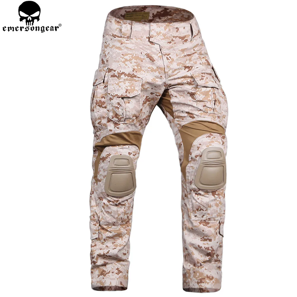 Emersongear армейские брюки с наколенниками тактические страйкбол военные охотничьи