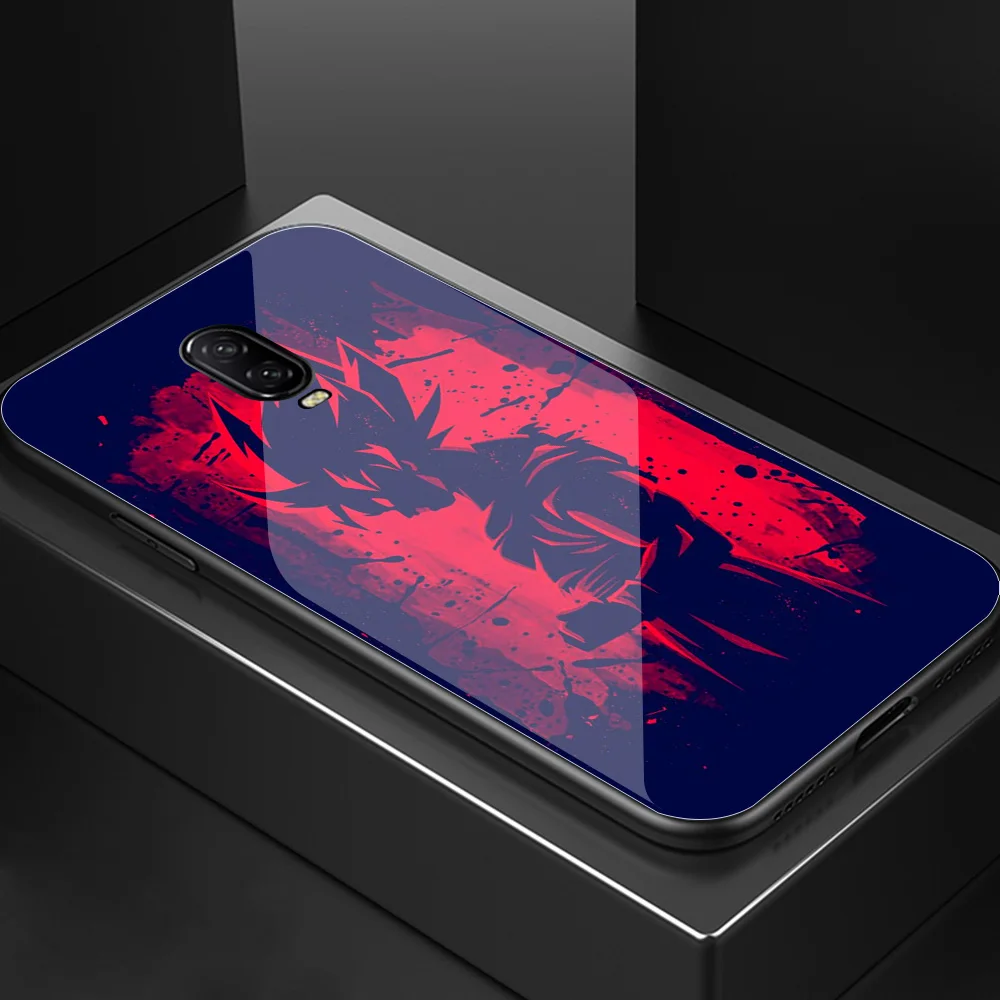 Чехол Finder для OnePlus 7 pro Чехол Dragon Ball Z Son Goku 7t стеклянная задняя крышка чехол для телефона оболочка для OnePlus 6t 6 7 pro - Цвет: 02197