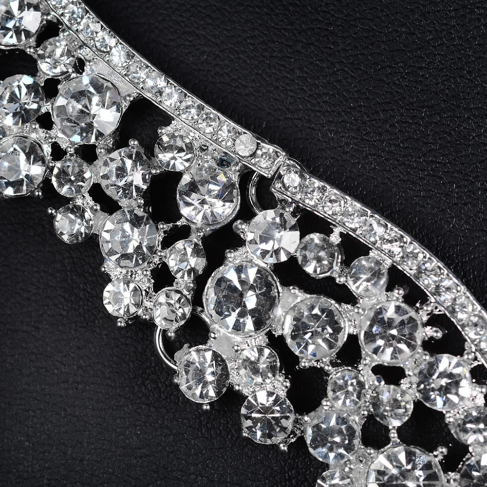 Ювелирный Комплект из колье и серёг с австрийским кристаллом | Украшения