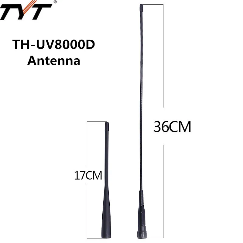 TYT Dual Band 136-174/400-520MHz UV sma-мужская антенна для TYT TH-UV8000D TH-UV8000E TH-UV8000SE иди и болтай Walkie Talkie