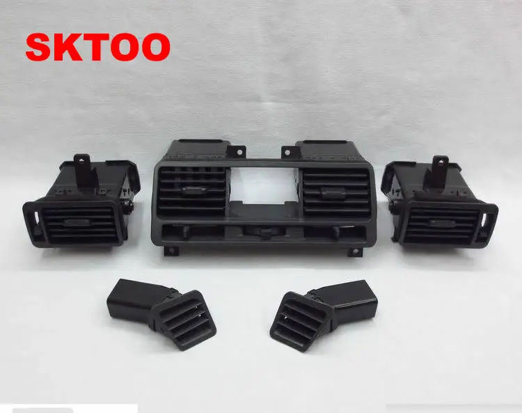 5 pcs Автомобильный Кондиционер на выходе для Mitsubishi Pajero Montero V24 V31 V32 V33 V43 V44 1990-2004 кондиционер на выходе - Название цвета: 5 pcs