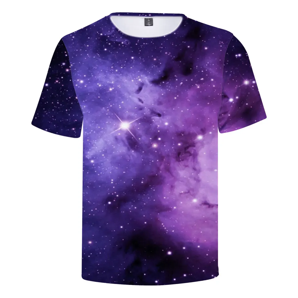 

Men T Shirts Space Galaxy Tshirt 2020 Fashion Summer 3D Print Tee shirt Hipster Brand T-shirt Tops Cartoon Streetwear T Shirt