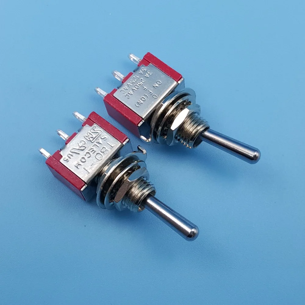 10 шт. SH T8014B 3Pin односторонний мгновенный ВКЛ-ВЫКЛ-мама SPDT Мини тумблер