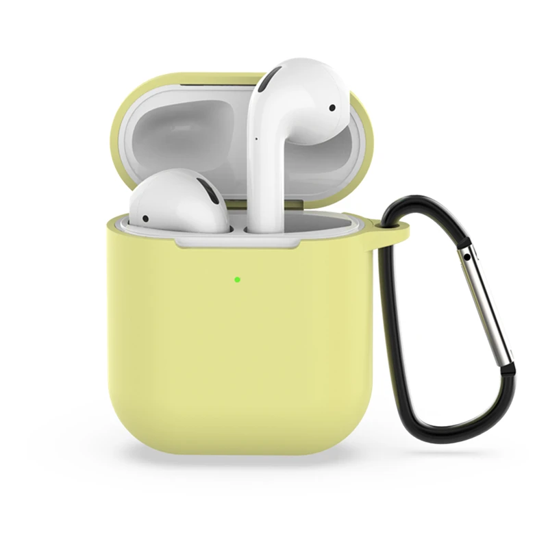 05 Чехол для наушников для Airpods 2, силиконовый чехол для Air Pods 2, аксессуары, ремень против потери с крючками, Набор держателей, Ультратонкий чехол - Цвет: 05