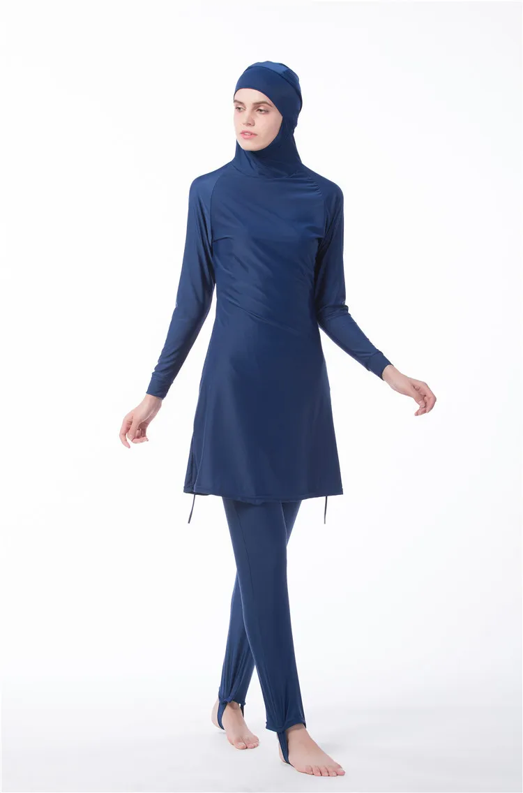 

New Burkinis Muslim Swimsuit Modest Clothing Islamic Separated Women Wear Long muslimah Swimwear Hijab Muslim Swimwears