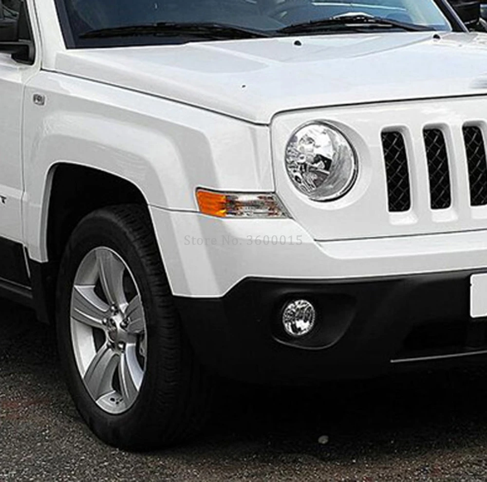 Хромированный передний противотуманный светильник для Jeep Патриот 2011 2015 2016 2017