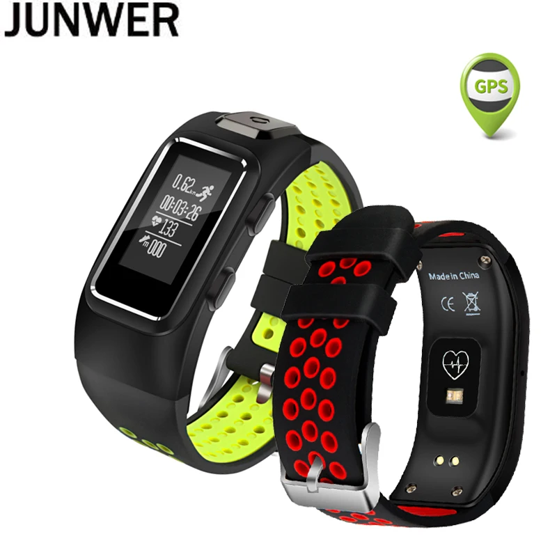 Junwer GPS Bluetooth Smart Band bd10 Фитнес трекер Браслет Водонепроницаемый сердечного ритма