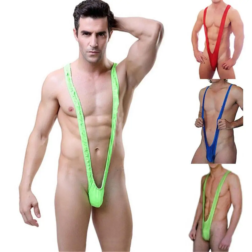 Сексуальный мужской купальник танкини растягивающийся открытый глубокий v