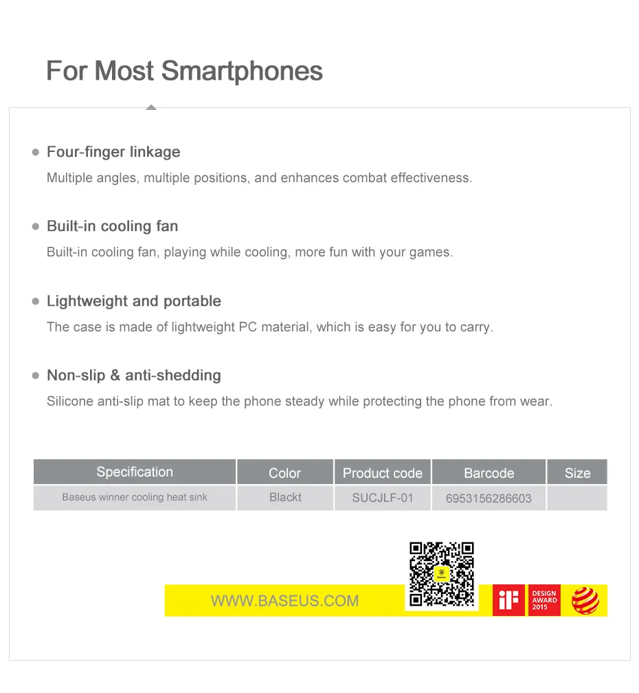 Baseus геймпад джойстик телефон кулер стрелок триггер Кнопка огня для iPhone Xs Max Xiaomi Andriod мобильный телефон игровой контроллер