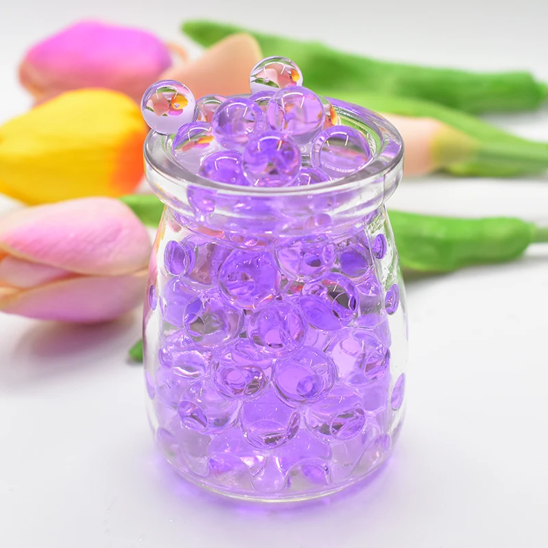 500 частиц круглый гель Кристалл почвы детские игрушки Растения водные шарики