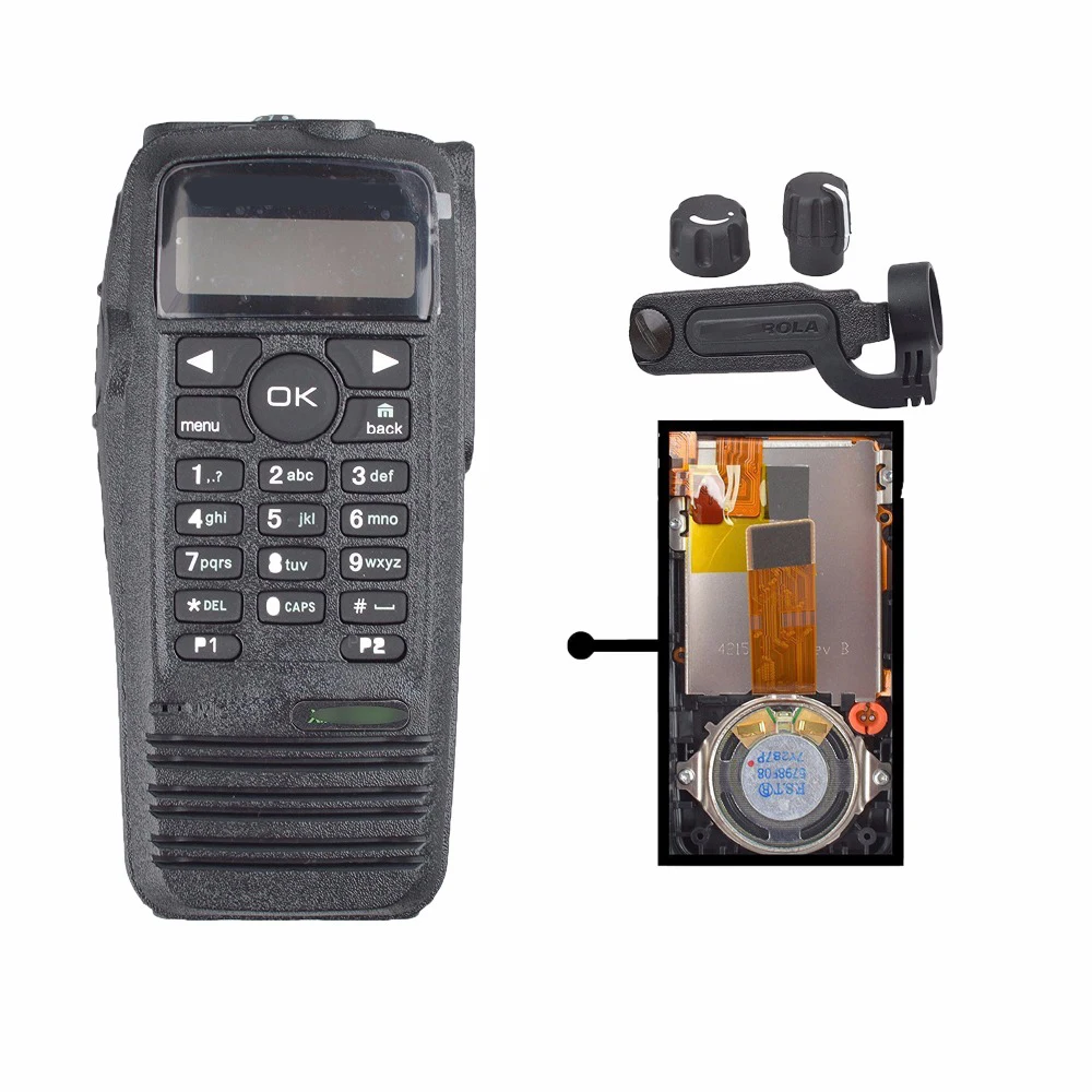 Черный передний корпус VBLL PMLN4646 с клавиатурой динамика и дисплеем подходит для