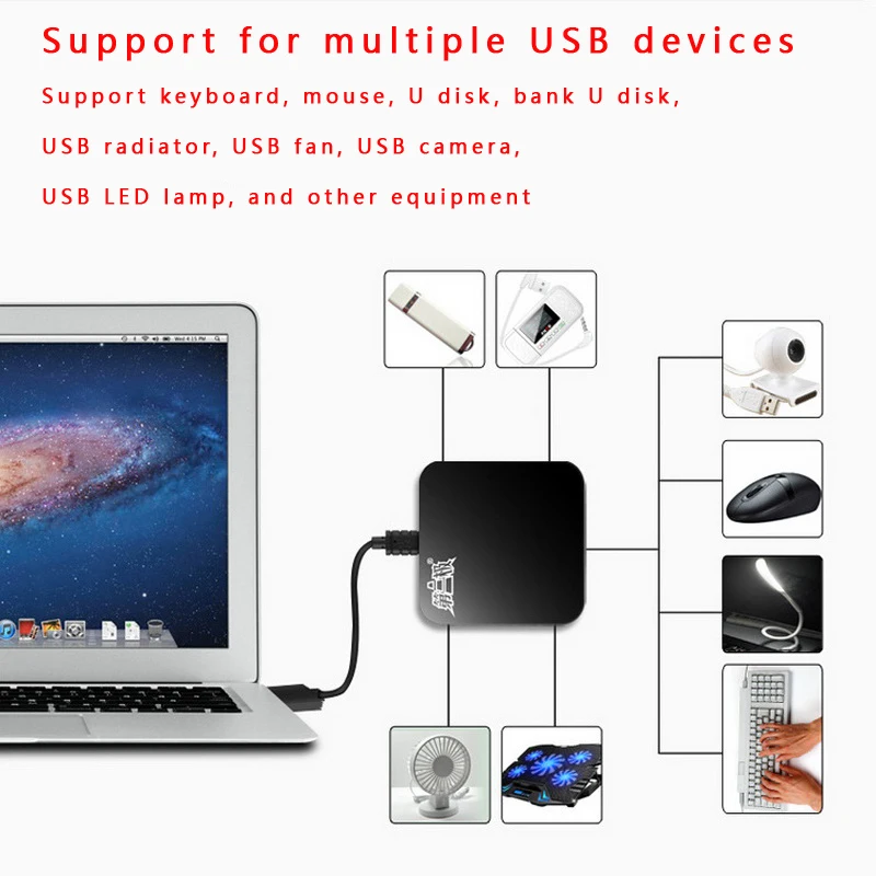 Snigir мини USB OTG концентратор два дополнительных высокоскоростных USB2.0 делитель 3