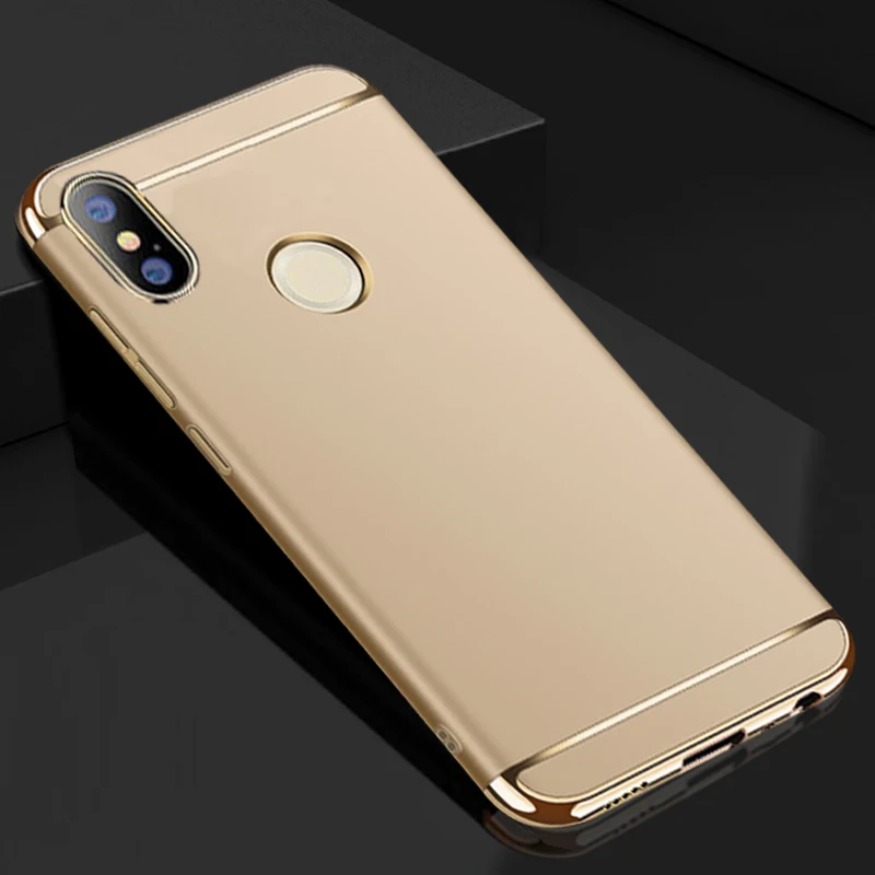 Gold YUETUO Жесткий Чехол для задней панели телефона, etui, coque, чехол, чехол для xiaomi mi 6x mi 6x6 x mi a2 a 2 mi a2 для xio mi протектор Аксессуары - Цвет: Gold