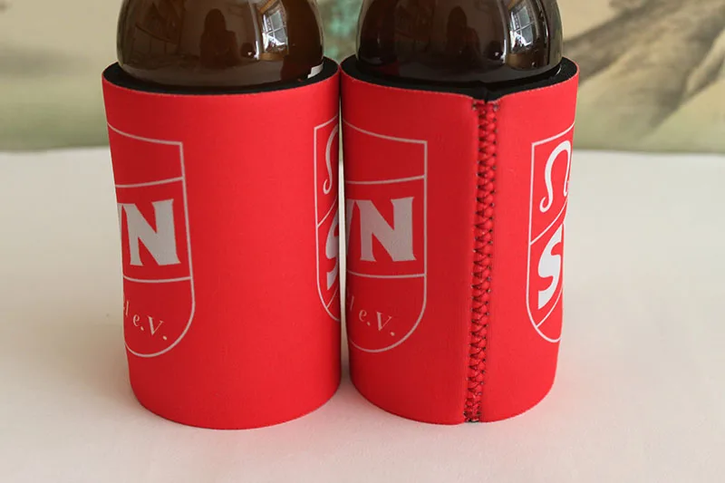 100pcs /lot Custom Neoprene Stubby Holder Beer Can Cooler Sleeve For 330ml Bags Cans During Birthday Party Celebrations | Багаж и сумки