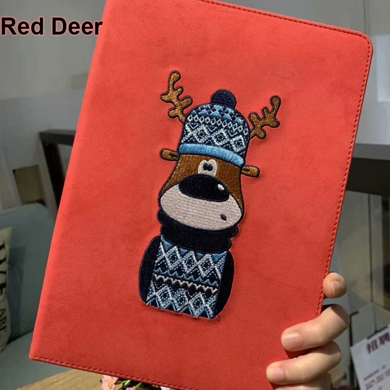 Для iPad Mini 1/2/3 3D мультяшный Вышитый Чехол Elmo Олень Медведь яркий полный защитный