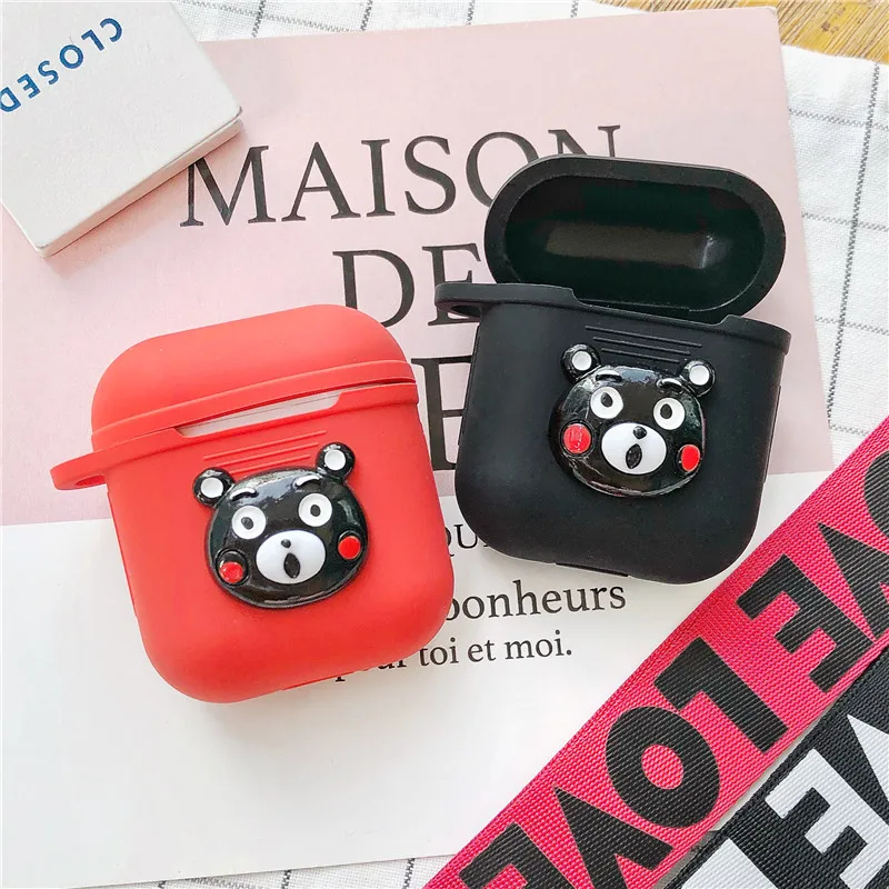 Милый силиконовый чехол с единорогом для Apple, аксессуары для airpods, Bluetooth наушники, милый специальный декоративный чехол, защита от потери, подарки