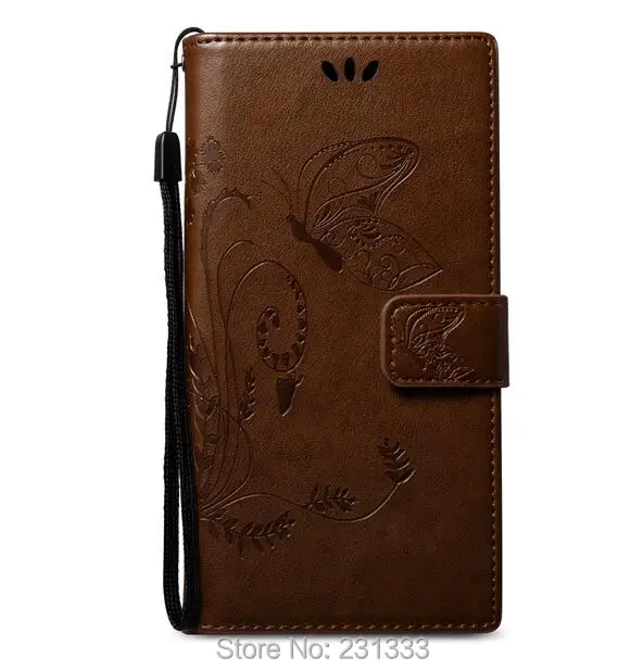 C-ku For Samsung Galaxy J7 PLUS Sony Xperia XZ1 XA1 Strap Flower Wallet Leather Pouch Stand Card Butterfly Skin 100PCS | Мобильные