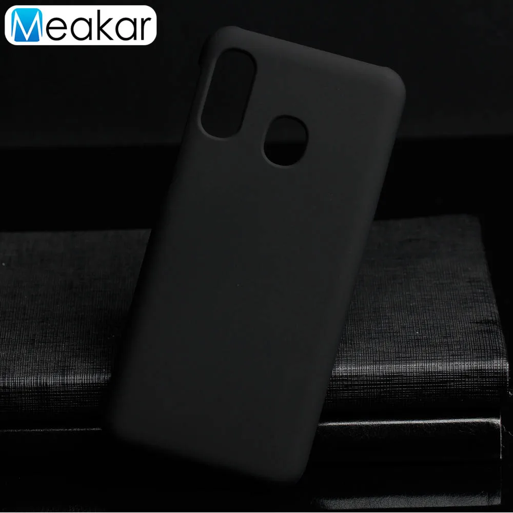 Black Матовая Пластик Coque 5.8For samsung Galaxy A20E чехол для samsung Galaxy A20E SM-A202F SM A202F телефона чехол-лента на заднюю панель - Цвет: Black