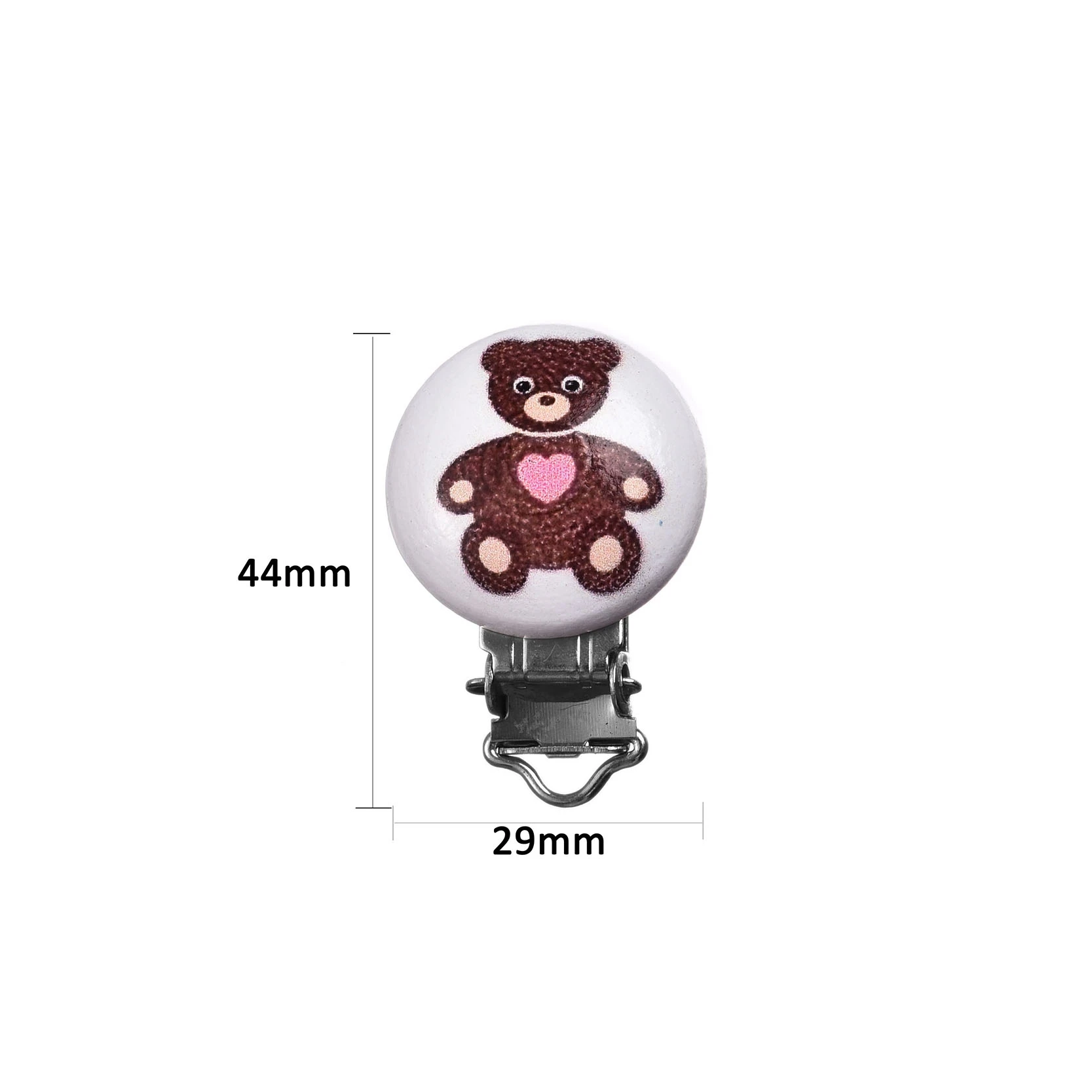 Бесплатная доставка новинка 5 шт. Детская Соска пустышка с застежками деревянные