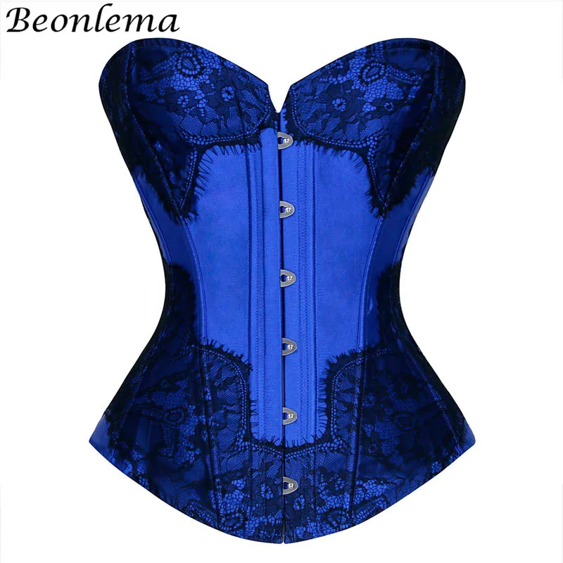 Beonlema ярко синий сексуальный комбинезон Corselet Модный Фиолетовый Бюстье для