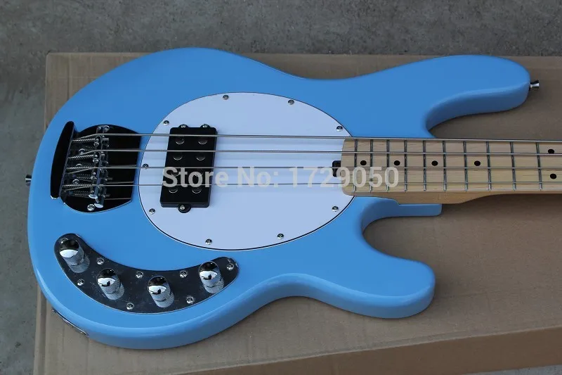 Лучшая цена 100% Новинка Ernie Ball Musicman 4 струны активный пикап синего цвета