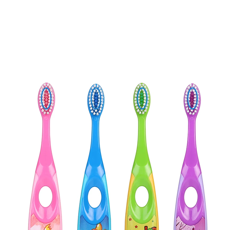 1 упаковка Уход за полостью рта детей Зубная щётка мягкой щетиной милый