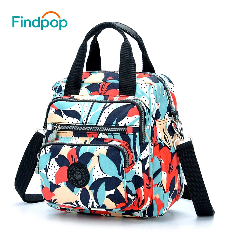 Findpop сумки с цветочным принтом женские через плечо 2018 многофункциональные