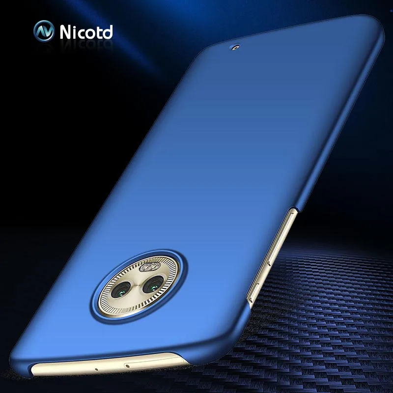 Матовый Жесткий Пластиковый Чехол для Motorola G6 plus G7 Power G5 G5S тонкий матовый чехол