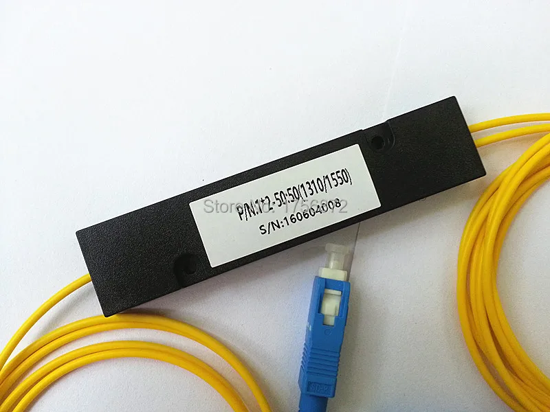 Бесплатная доставка FBT двойное окно 1310 50/50 нм коэффициент связи SC/UPC ABS Box тип 1x2