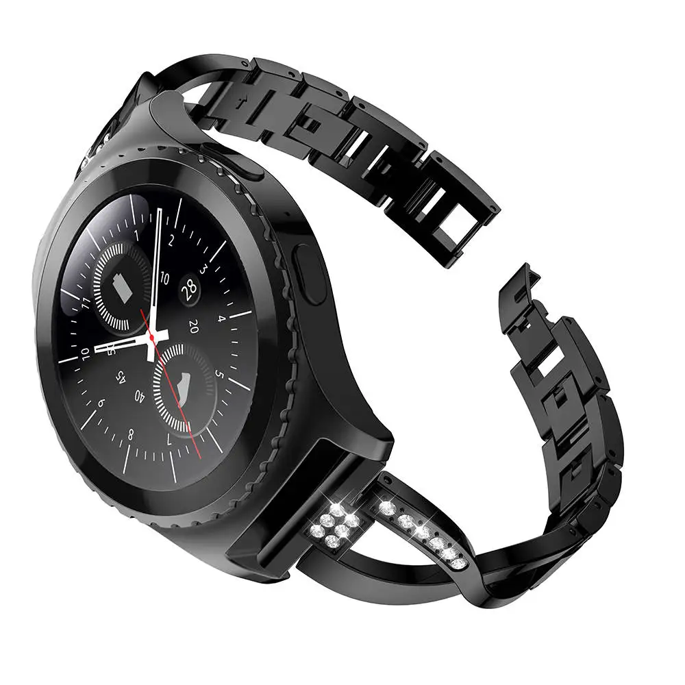 Браслет из нержавеющей стали для Samsung Gear Sport S2 | Наручные часы