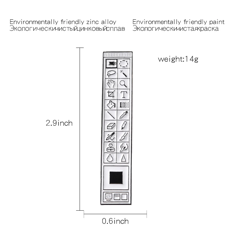 Детские памяти классические фотошоп панели лацкан булавки дизайнер Meme броши для