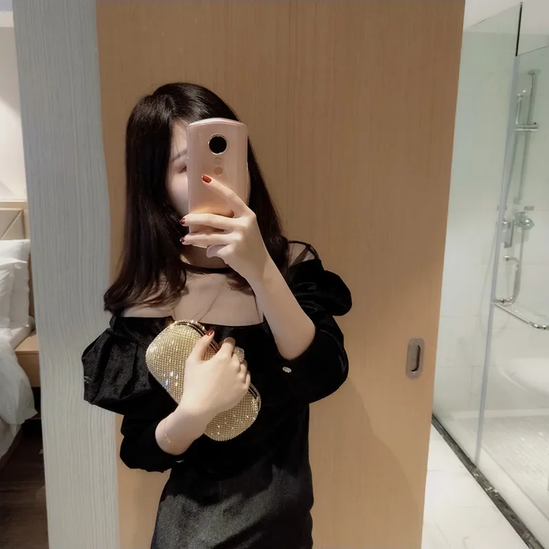 Кольцо Стразы Кристалл клатч кошелек роскошная женская вечерняя сумка для