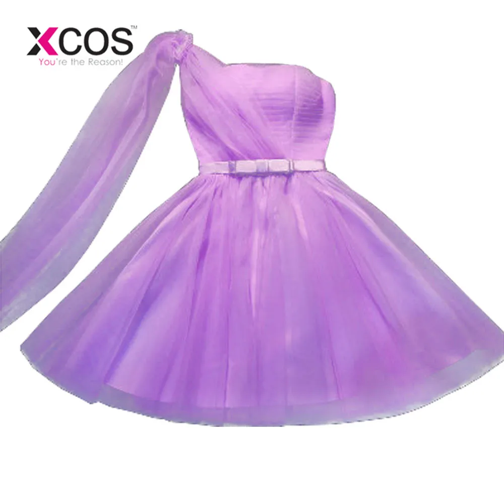 Платья на одно плечо для выпускного вечера короткие платья Vestido De Formatura Curto 8