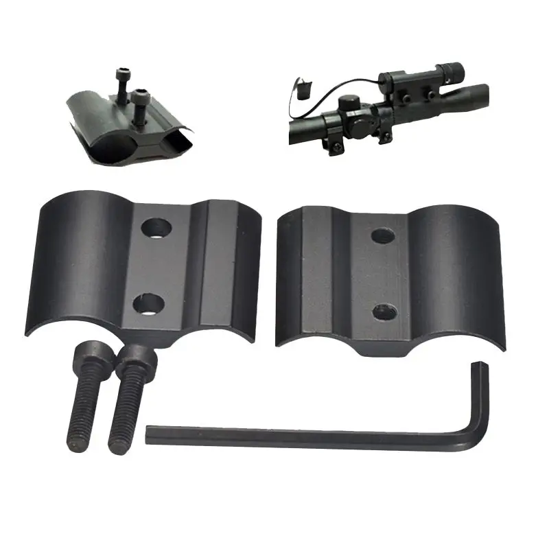 Открытый Тактические ствольный канал перфоратора кольцо крепление с зажимом