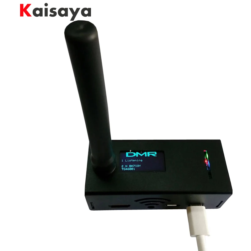 Удаленная Walkie Talkie часть собрана MMDVM Hotspot P25 DMR YSF + Raspberry pi OLED 16G карта готова к QSO F7