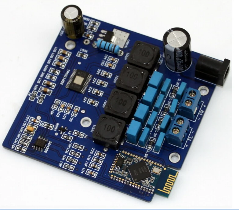 

YJ 24VDC 2.0 channel class D bluetooth 4.0 TPA3116 amplifier board 2*50W