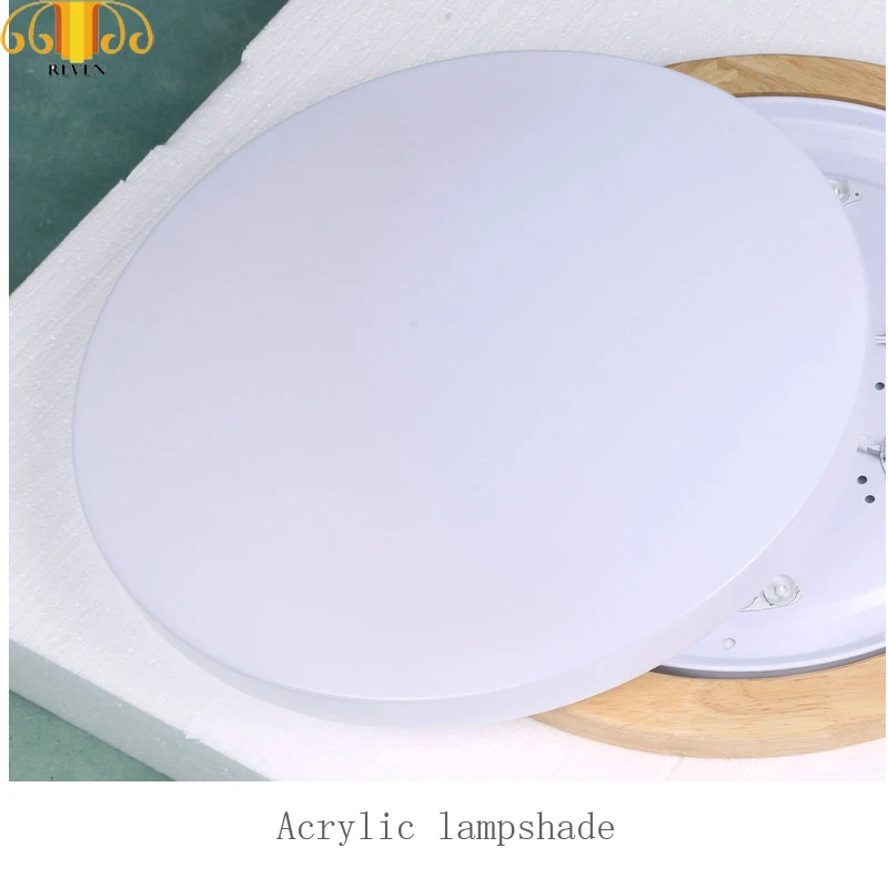 

REVEN Simple Modern Wood Ceiling Lamp Ultra thin LED Ceiling Lights For Bedroom Living Room Study Balcony