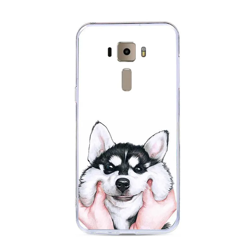 J&ampR Soft Silicone Cover For Asus ZenFone 3 ZE520KL Case Pattern KL/ZE 520 KL Phone Bag Zenfone ZE Cases Printing |