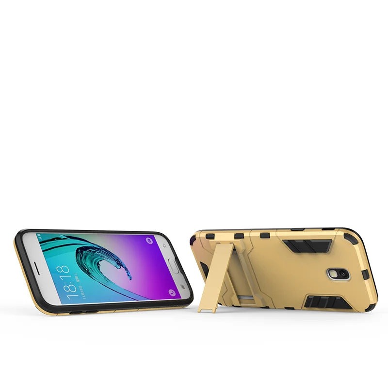 Yuetuo роскошный защитный чехол для samsung galaxy j3 j5 j7 j 3 j330 j530 j730 пластиковый Гибридный противоударный чехол для задней панели телефона