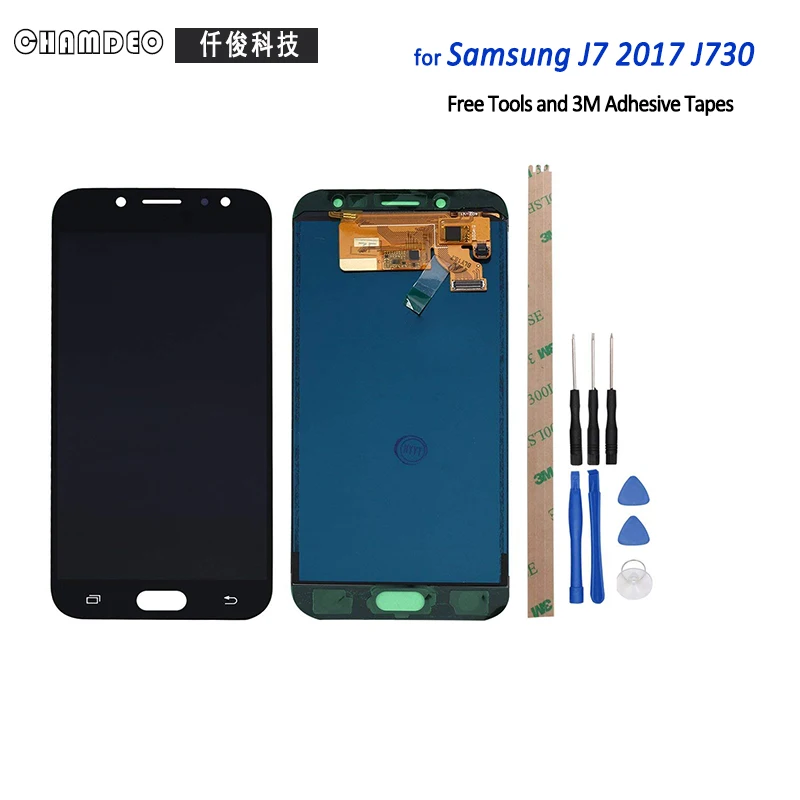 CHAMDEO для Samsung Galaxy J7 Pro 2017 J730 J730F J730FM ЖК дисплей и кодирующий преобразователь