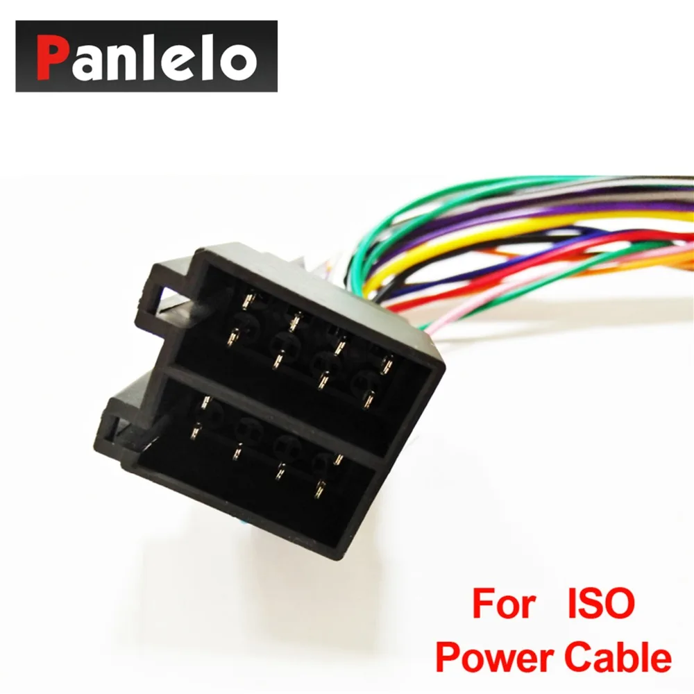 Универсальный 2din Android автомобильный Радио плеер силовой кабель жгут ISO подходит