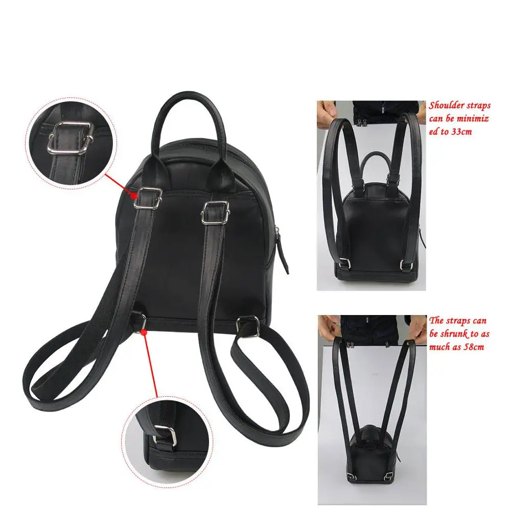 

Customized Women's Small Backpack Korean 2018 Backpacks Teenage Youth Leather Female School Shoulder Mochila Girl Gift