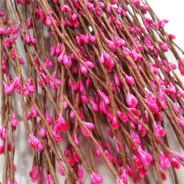 Искусственная Свадебная гирлянда 100 шт. 40 см|flower fuchsia|beads 6mmflowers bead |