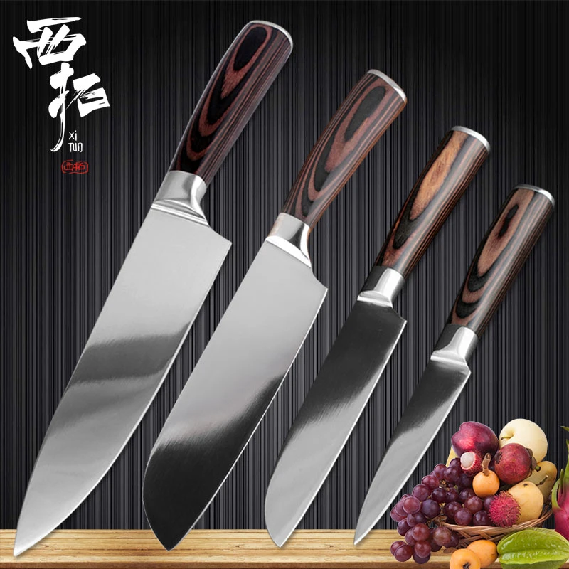 Набор поварских ножей XITUO легкие кухонные инструменты из нержавеющей стали для